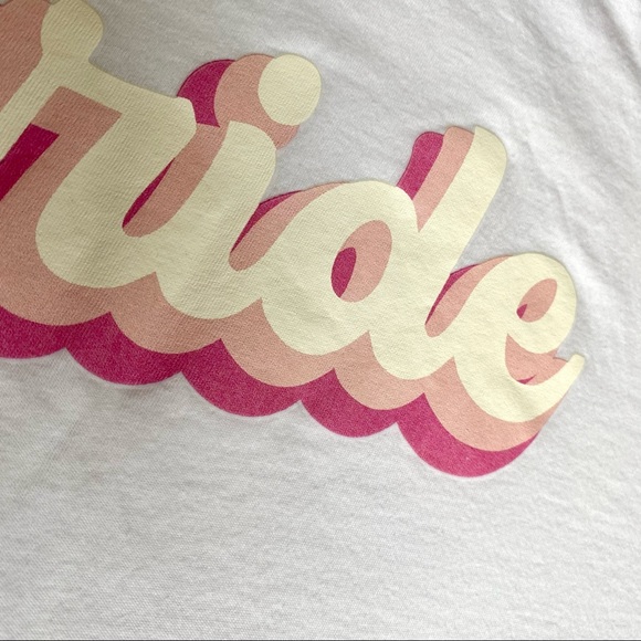 Size M Bride T-Shirt White with Barbie Font - Picture 4 of 4